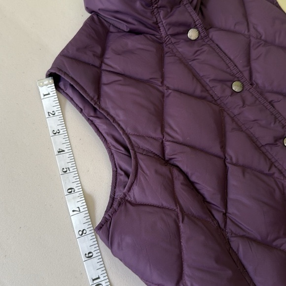 Land’s End Purple Down Filled Quilted Puffer Vest - Picture 11 of 13